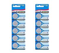 10 batterie a bottone CR2025 da 3 V, al litio, per una lunga durata