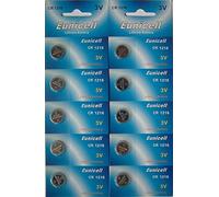 10 batterie al litio Eunicell CR1216 da 3 V