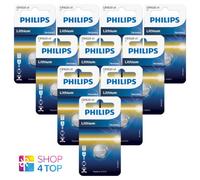10 Batterie Al Litio Philips Cr1620 3V Cellula Moneta Pulsante Dl1620 1Bl NUOVE
