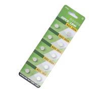 10 batterie alcaline a bottone AG1 AG3 AG4 AG10 AG13 1,55 V LR1130 LR41 LR44 a bottone per orologi giocattolo metallo