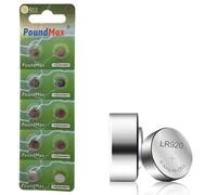10x AG6 (LR69, LR920 / LR921, 371) 1,5V - PoundMax Batterie a bottone Pile Alcaline | 1x pacchetto da 10