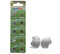 10 batterie alcaline a bottone AG9 (LR45, LR936, 394), 1,5 V, 1 confezione da 10 pezzi