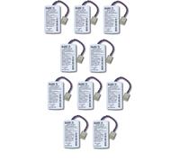 10 batterie BAT05 BatLi05 litio 3,6V 5,4Ah compatibile allarmi DAITEM LOGISTY