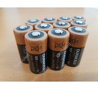 10 BATTERIE CR123 LITIO 3V CR17345 CR123A 123 Duracell Panasonic Varta Procell
