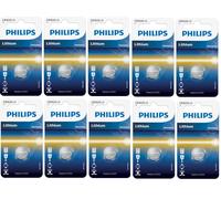 10 BATTERIE CR1620 DL1620 ECR1620 1620 PHILIPS PILE 3V LITIO ECONOMICHE
