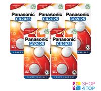 10 Batterie Panasonic Al Litio Cr2025 3V Dl2025 Scadenza 2030 NUOVE