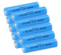 10 batterie XCell al litio 3,6 V ER10450 AAA