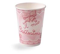 10 Bicchieri il Mio Battesimo Rosa Magic Party