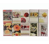 10 Biglietti di Compleanno Foto Carte Biglietti Con Busta Fiori Set1 (8