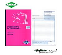 10 BLOCCHI DOCUMENTO TRASPORTO FLEX (G.BUFFETTI) 1687CD200 50X2AUTOC. F.TO A4