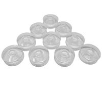 10 bobine di plastica (filo inferiore) per macchina da cucire Singer Merritt / Capri