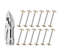 10 bobine e 1 macchina da cucire - Custodia per bobina compatibile con 27, 28,