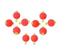 10 boe da pesca in schiuma EVA per una maggiore visibilità, pulsante di rilascio facile da usare e affidabile meccanismo a molla (rotondo piccolo)