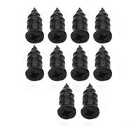 10 borchie in gomma per riparazione pneumatici di misura S/L, per un'efficiente tenuta delle forature in pneumatici tubeless per autoveicoli, nessuna perdita d'aria (L)
