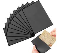 10 borse magnetiche per foto in PVC, 10 x 15 cm, colore nero, per frigorifero, superfici in metallo, possono essere regalate a familiari amici (10 x 15 cm)