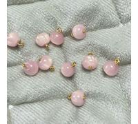 10 bottoni con gambo in resina a forma di mela da 11 mm for camicia | Bottoni dal design simile a perline for accessori artigianali fai-da-te(Pink)