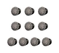 10 bottoni decorativi multiuso per sandali, motivi assortiti, rivetti per scarpe in lega, borchie a vite, fibbie, accessori per scarpe, set di fibbie per scarpe