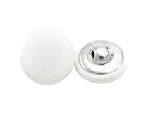 10 Bottoni Rivestiti In Pelle Da 11/15/20/25/30Mm Con Gambo Per Bottoni Per Vestiti, Cappotti, Giacche A Vento, Divani, Bianco, 28mm 10pcs