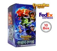 [10 Box] Cookie Run: Bravers series TCG Vol. Lotto sfuso di 4 biscotti leggen...