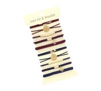 10 braccialetti elastici per capelli per donne e ragazze eleganti corda per capelli porta coda di cavallo decorazione per capelli braccialetti leggeri per capelli