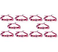 10 Braccialetti Etnici Malocchio Rosa Stringa Occhio Fortunato Charm Bead Suc...