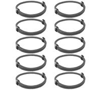 10 braccialetti in corda intrecciata per uomo e donna, braccialetti nautici da spiaggia e surf, set regalo per sport, braccialetti intrecciati fatti a mano con nodo regolabile, 5-10inch, Nessuna