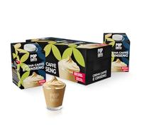 10 Brick 550g Crema Fredda o Calda CAFFè e GINSENG Pop Caffè - Crema a base di latte, caffè e Ginseng solubile delattosata, UHT a lunga conservazione - Senza Lattosio e Senza Glutine