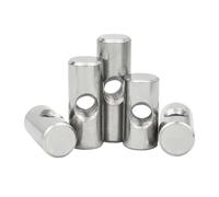 10 bulloni a barilotto con perno a croce, raccordi scanalati for letto o sedia, foro orizzontale, dado M6 M8 L=11mm-17mm(OD10 M6x14(5PCS))