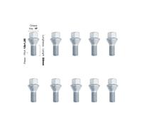 10 bulloni ch.17 12x1.25 l.22mm