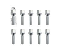 10 Bulloni per distanziale SIMONI RACING Ch:17 Passo:12x1.25 L:40mm - BR/619-10