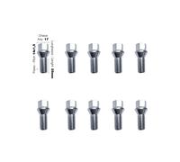 10 Bulloni per distanziale SIMONI RACING Ch:17 Passo:14x1.5 L:25mm - BR/40-10