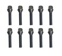 10 Bulloni per ruote nero conique M14x1,25 50mm per BMW X5 X6 1er 2er 3er 4er 5e