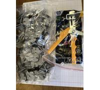 10 buste da 100 pezzi BASE LIVELLANTE PER CUNEO IN PVC MAURER + PINZA OMAGGIO