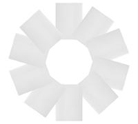 10 buste di plastica per documenti: buste portadocumenti con bottone formato A4