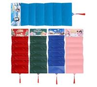 10 buste natalizie per denaro, 5 pezzi | Buste natalizie per denaro, 5 pezzi, portamonete, 10 scomparti, porta soldi, buste, banconote, libreria sotto