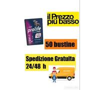 10 bustine prolife mini adult grain free sensitive maiale e patate 100gr