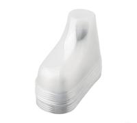 10 calzini in plastica trasparente per scarpe da bambino, supporti in PVC per vetrine, misure da 8 cm a 12 cm, forme trasparenti per piedi di manichino (10 pezzi da 9 cm)