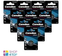 10 CAMELION CR2325 batteries Litio 3V a Moneta DL2325 BR2325 1BL Exp 2033 Nuovo