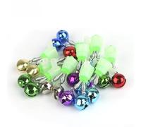 10 campanelli da pesca con struttura in metallo, ad alta sensibilità, per canne, segnale acustico forte per avvisi di pesca (A)