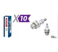 10 CANDELE D'ACCENSIONE PER MOTOSEGA ORIGINALI BOSCH 0241235566