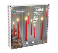 10 Candele Galleggianti A Batteria Luce Bianca Calda Decorazione Natalizia