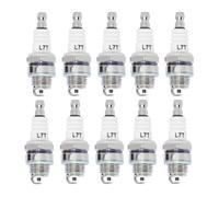 10 candele L7T adatte for Ec Wack Kaw 33cc 43cc 47cc 49cc 2 tempi, motocicletta tascabile, ATV, decespugliatore, soffiatore, motosega, decespugliatore