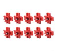10 capezzoli di pollo con montaggio laterale orizzontale abbeveratoio automatico per pollame, adatto per filettatura da 1/8 e tubo da 1/2 con design affusolato autosigillante