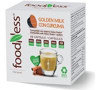 Foodness Compatibili Nescafé Dolce Gusto Golden Milk Con Curcuma - 50 Capsule