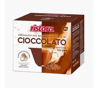 10 Capsule RISTORA AL GUSTO DI CIOCCOLATO compatibilità DOLCE GUSTO