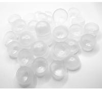 10 capsule vuote da riempire, 35-30 mm, collegate per gomme e distributori automatici