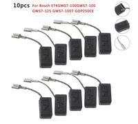 10 -carbon Spazzole For-Bosch E74/GWS7-100/GWS7-100 GWS7-125 GWS7-100T GOP250CE