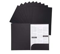 10 Cartelline in Carta Kraft A4 con Scomparti per Carte Tasche per Libri Cartella Progetti Cartella Documenti Portfolio Organizer Cartacei per Presentazioni Custodia per Ufficio Scuola Casa