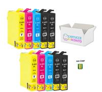 10 CARTUCCE 603XL per Epson con CHIP 4 NERO 2 CIANO 2 MAGENTA 2 GIALLO