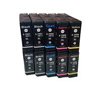 10 Cartucce compatibile per Epson WF-5620DWF 5110DW 5690DWF 5190DW 4630DWF 4640DTWF BL-T7901 BL-T7902 BL-T7903 BL-T7904 con chip